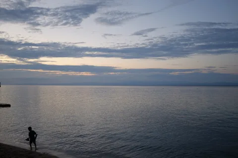 Evening sea view in Chaniotis