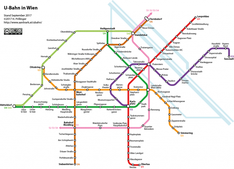 Vienna Metro Map