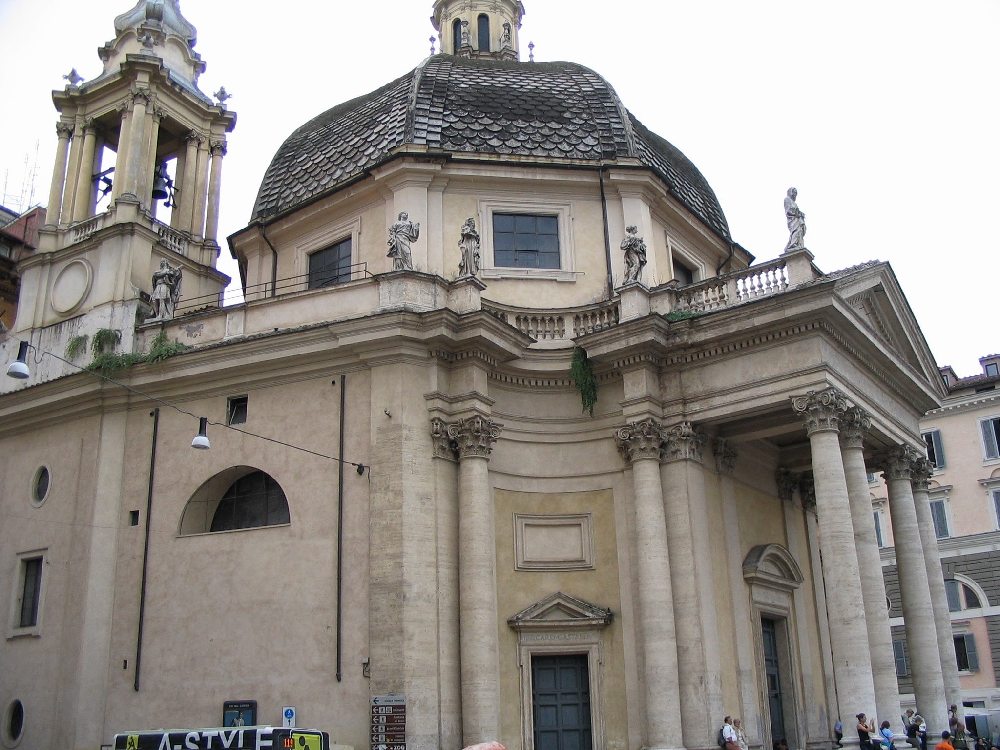 Piazza del Popolo Churches and Obelisk 5